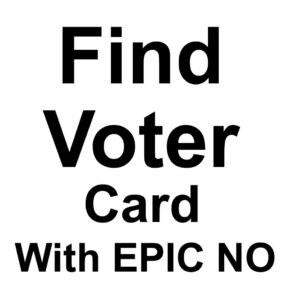 Lost Voter Card find
