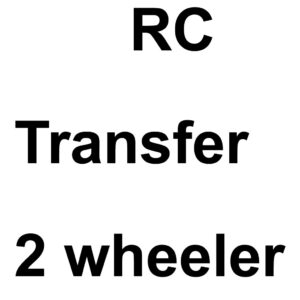 RC transfer two wheeler